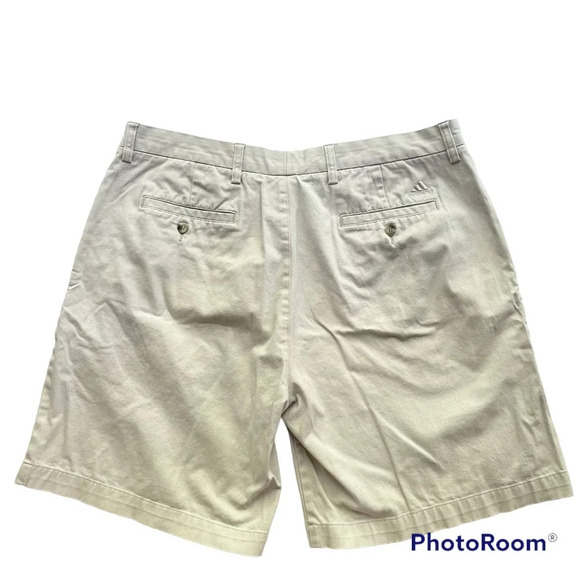 Adidas Chino Shorts Stretch Tan Size 40 - Picture 4 of 7